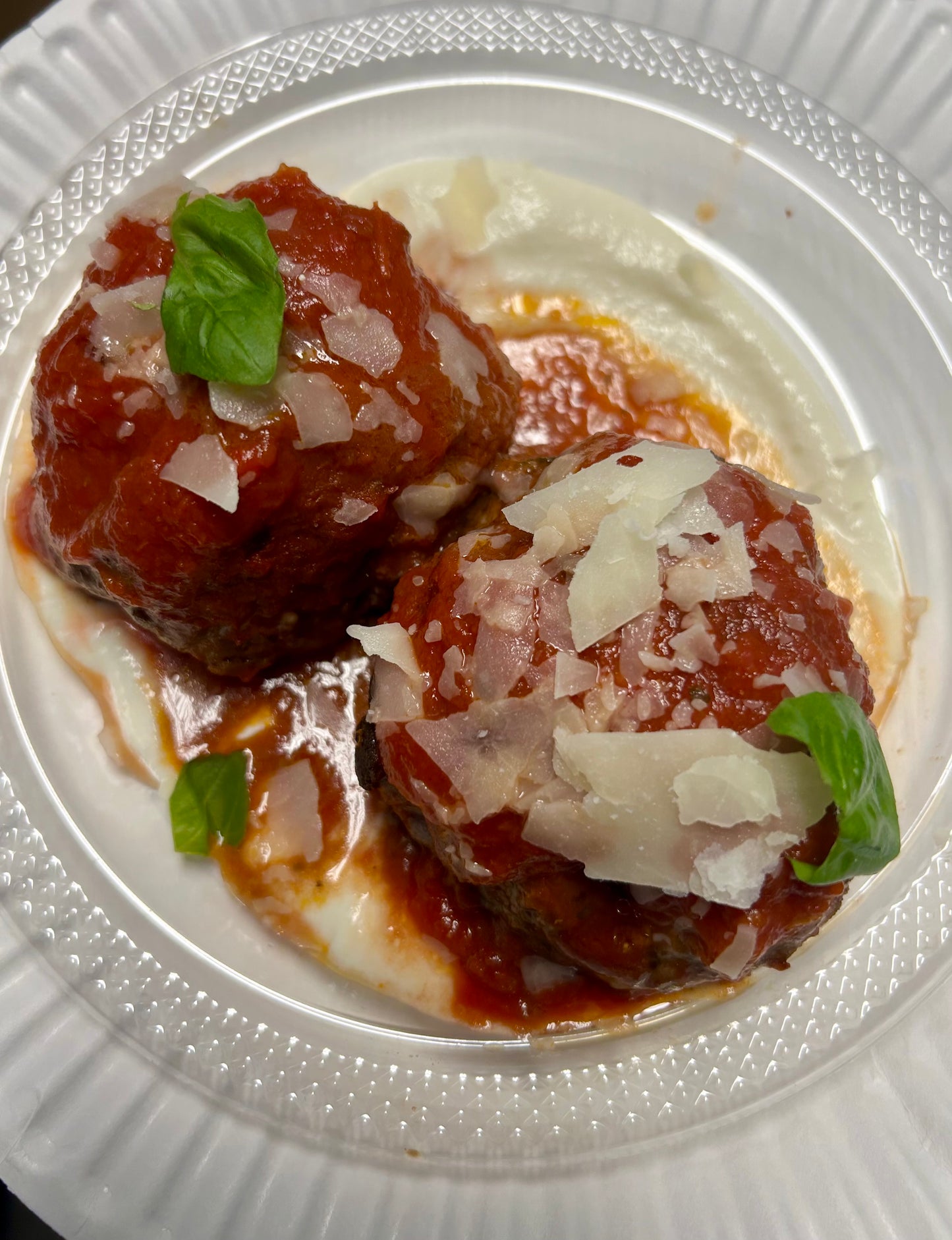 Meatballs (2) & Whipped Ricotta